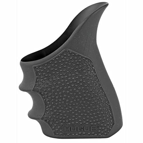 Hogue HandAll Beavertail Rubber Grip Sleeve for GLOCK 17, 18, 19X, 20, 21, 22, 24, 31, 34, 35, 40, 41, 45, 47 (Gen 1, 2 & 5), Black - 17020