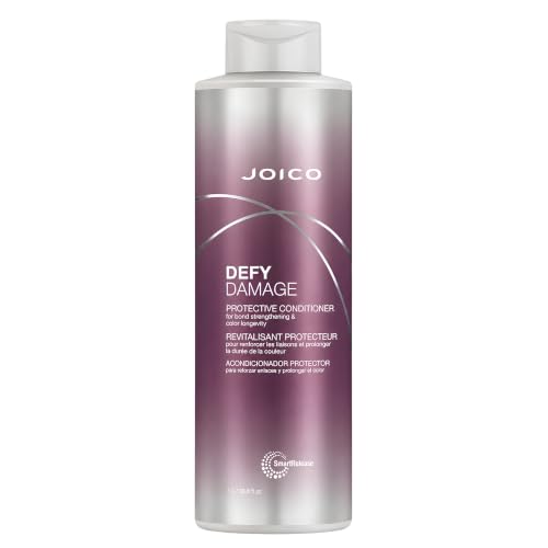 Joico Defy Damage Protective Conditioner | For Color-Treated Hair | Strengthen Bonds & Preserve Hair Color | With Moringa Seed Oil & Arginine | 33.8 Fl Oz