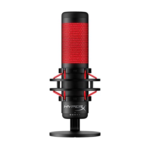 HyperX QuadCast Simple to adjust as needed,