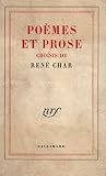 Pomes Et Prose Choisis Blanche