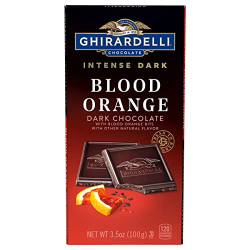 GHIRARDELLI Intense Dark Choco...d Orange,3.5 oz Bar (12 bars