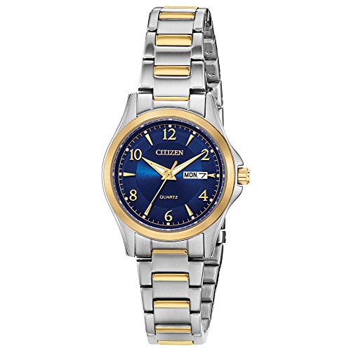 Citizen Quartz Womens Watch, Stainless Steel, Classic, Two-Tone (Model: EQ0595-55L)