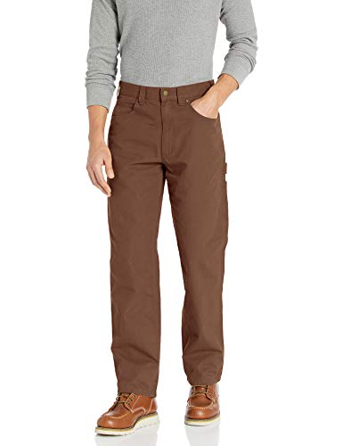 Amazon Essentials Men's Relaxed-Fit Carpenter Utility Pant with Tool Pockets - Discontinued Colors, Brown, 28W x 28L