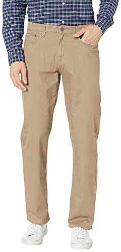 (-13%) Amazon Essentials Herren 5-Pocket-Stretch-Twillhose, Bequeme Passform, Khakibraun, 40W / 28L