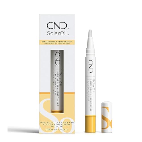 CND SolarOil Essential Care Pen, Moisturizes and Conditions Nails, Natural Blend Of Jojoba, Vitamin E, Rice Bran and Sweet Almond Oils, Pack Of 1, 0.08 oz. (Packaging may vary)