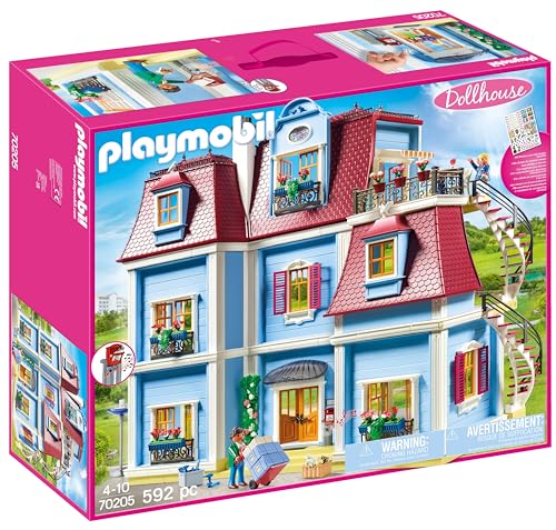 (-44%) PLAYMOBIL Dollhouse 70205 Mein Großes Puppenhaus, Mit funktionsfähiger Türklingel, Ab 4 Jahren