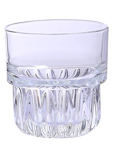 Amazon Brand - Solimo Whisky Glass Set (6 pieces, 266ml)
