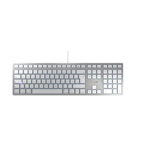 (-28%) CHERRY KC 6000 Slim for MAC, Kabelgebundene Tastatur (USB-A), Deutsch, Weiß