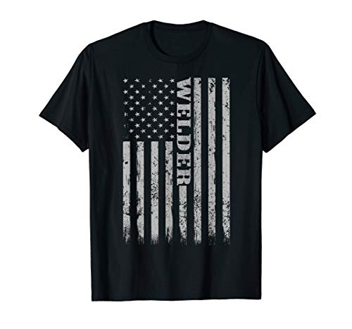 Funny MIG welding shirt – Born to Weld quote with blue-white arc sparks graphic, funny welding gift for men