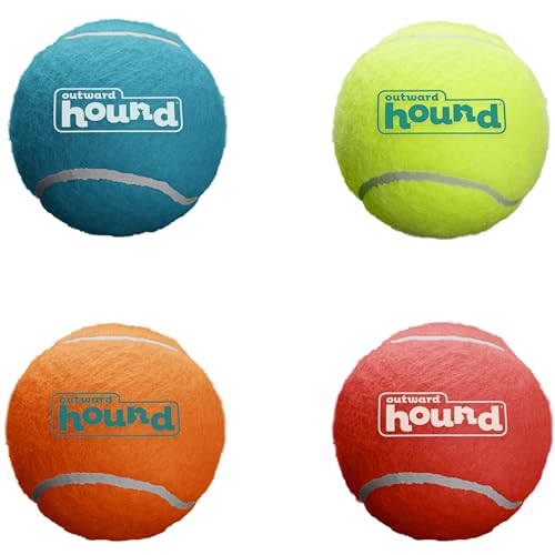 Outward Hound Squeaker Ballz Best Active Toy An affordable pack of colorful tennis balls with squ