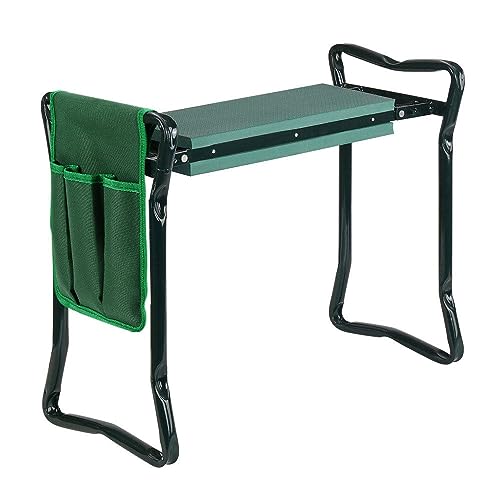 Gardeon Garden Kneeler Seat, Foldable Knee Pads Brace Kneeling Chair Support Bench Stool...