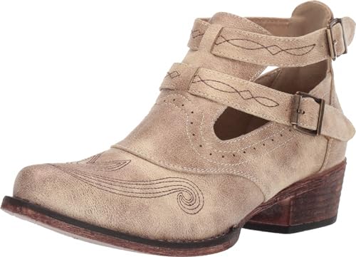 Roper Womens Willa Boot, Willa-Tan, 8