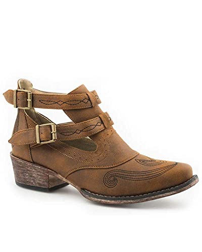 ROPER Womens Willa Snip Toe Fashion Boot, Tan, 7.5 US