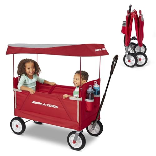 Radio Flyer 3-in-1 Off-Road EZ Fold Wagon with Canopy