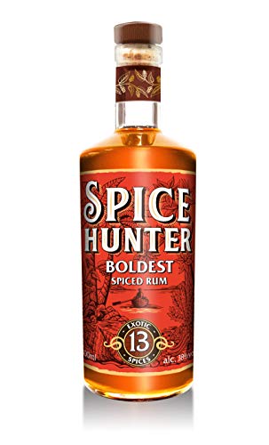 Spice Hunter the boldest Spiced Rum in the World 70cl, 38% ABV, Rum Deal of the Day, Ginger, Cloves, Nutmeg and Spiced Flavour