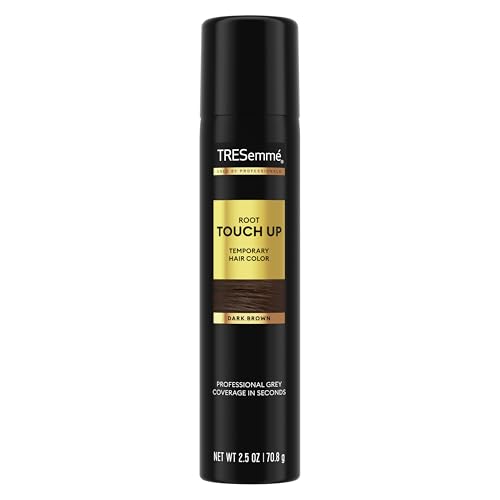 TRESemmé Temporary Hair Color Root Touch-Up Dark Brown Ammonia-free, Peroxide-free Root Cover Up Spray 2.5 Fl Oz