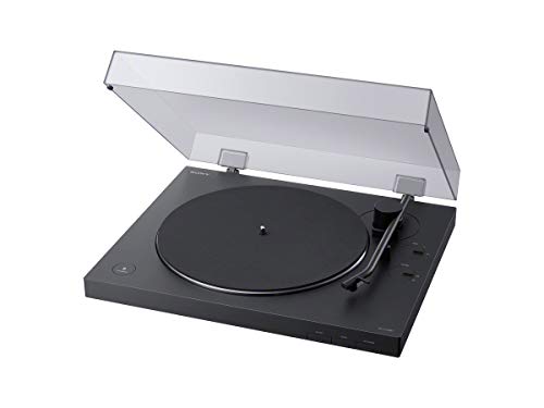 Sony PS-LX310BT Belt Drive Turntable: Fully Automatic Wireless Vinyl Record Player with Bluetooth and USB Output BlackA