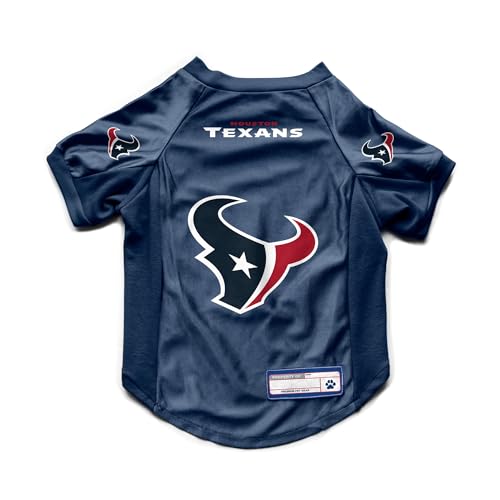 Littlearth Houston Texans NFL Stretch Pet Jerseys for Big Dogs
