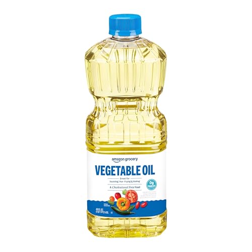 Amazon Grocery, Vegetable Oil, 48 Fl Oz (Previously Happy Belly, Packaging May Vary)