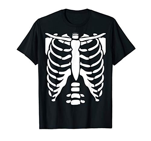 SKELETON | Halloween Costume Rib cage Anatomy T-Shirt