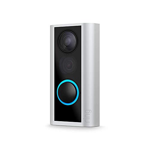 (-61%) Ring Video-Türspion (Door View Cam) | Videotürklingel ersetzt den Türspion in deiner Haustür | Klingel mit Kamera, HD-Video, Gegensprechfunktion | Türstärke 34mm - 55mm | Video-Türsprechanlage
