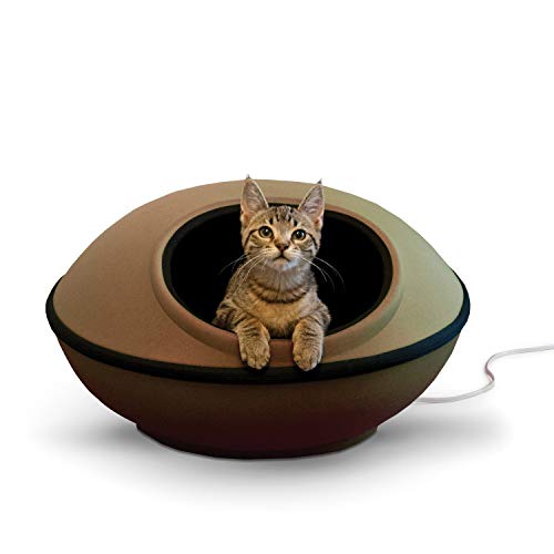 K&H Pet Products Heated Mod Dream Pod Fun Shape A unique, circular pod that can be placed in any