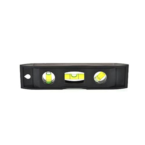 Magnetic Torpedo Level, Spirit Level 3 Bubble Torpedo Magnetic Measuring Tool (6 inch)