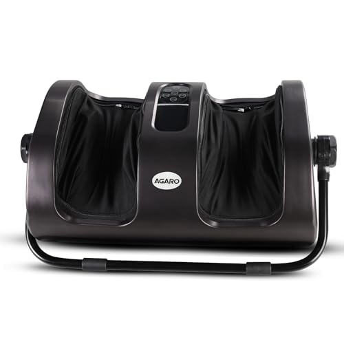 AGARO Grand Shiatsu Foot Massager Machine with Kneading Function for Pain Relief & improving Blood Circulation for Home Usage, Black AGARO Grand Shiat