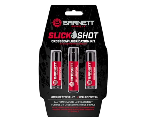 Barnett Crossbow Rail and Lubrication Wax Combo Kit for Strings, Cables, Rail, 1 Rail Lube, 2 Lubewax