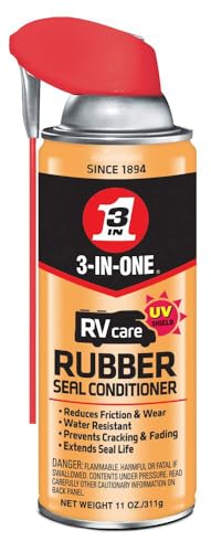 3-IN-ONE RVcare Rubber Seal Conditioner with SMART STRAW SPRAYS 2 WAYS, 11 OZ