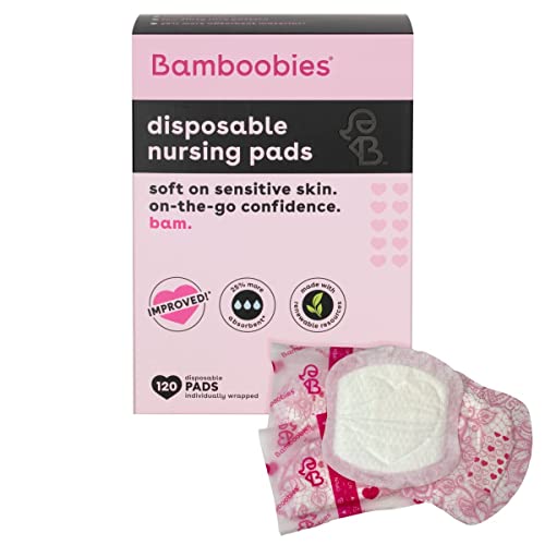 Bamboobies Disposable Nursing Pads 120 Count