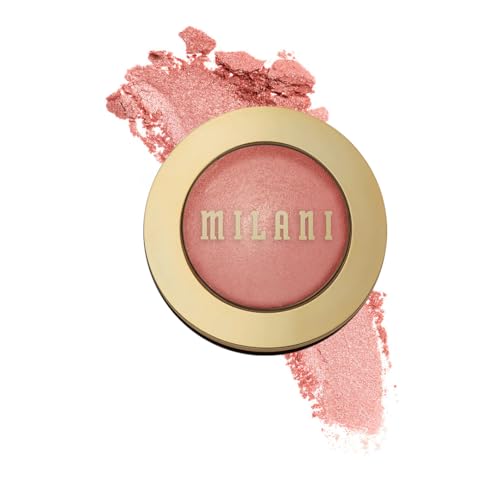 Milani Baked Blush, Powder Blush for Cheeks, Cruelty Free Makeup - Shape, Contour & Highlight Face for a Shimmery or Matte Finish -Petal Primavera