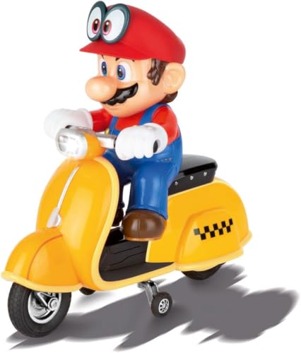 (-50%) Carrera RC 370200992 Super Mario Odyssey Scooter – Ferngesteuerter Elektro-Roller für drinnen & draußen – Spielzeugroller für Kinder ab 6 Jahren & Erwachsene