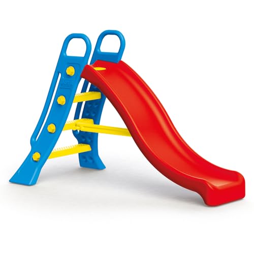 DOLU Big Water Slide - Colorful Plastic Outdoor Water Slide, Attach to Garden Hose for Water Feature, Indoor Use Too, Kids and Toddlers Ages 2 and up