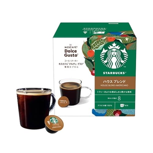 スターバックス ハウスブレンド ネスカフェ ドルチェ グスト 専用カプセル 60P | Nescafe ドルチェグスト Dolce Gusto カプセルコーヒー スタバ starbucks コーヒーカプセル カプセル コーヒー コーヒーマシン 珈琲 コーヒーメーカー コーヒーマシーン マシン 5