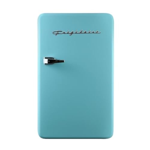 FRIGIDAIRE EFR372-BLUE 3.2 Cu Ft Blue Retro Compact Rounded Corner Premium Mini Fridge