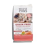Whole Paws, Grain-Free Dry Cat Food, Salmon & Pea Recipe, Enhanced with Fiber & Prebiotics, Indoor Formula, 3.5 lb