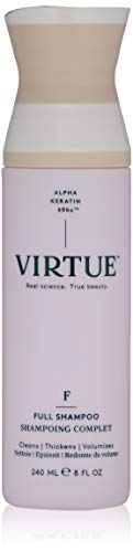 VIRTUE Full Sulfate Free Volumizing Shampoo Thickens Hair, Safe for All Hair Types, Color Safe