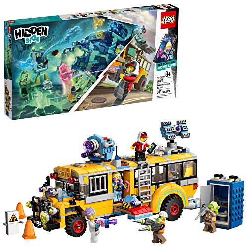 LEGO Hidden Side Paranormal Intercept Bus 3000 70423 Augmented Reality [AR] Building Kit with Toy Bus, Toy App Allows for Endless Creative Play with Ghost Toys and Vehicle (689 Pieces)