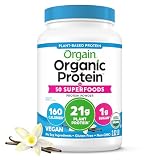 Orgain Organic Protein + 50 Superfoods – Vanilla Bean, 2.02 lb