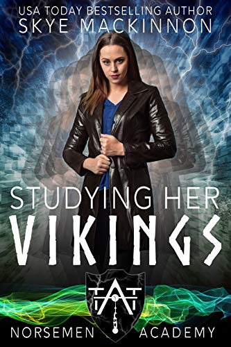 Studying her Vikings cover