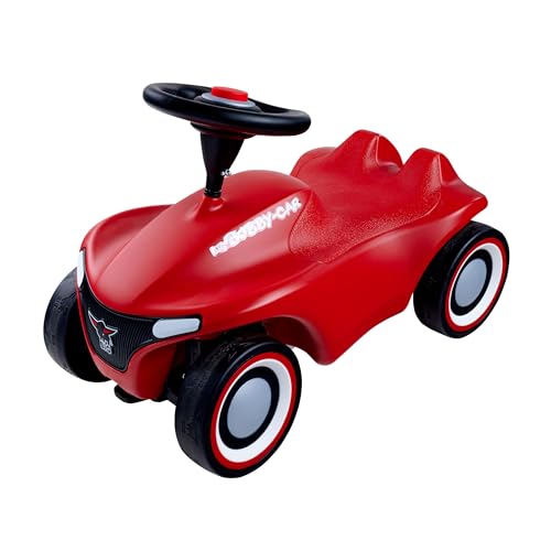 🔥 STARKER PREIS (-33%) Big-Bobby-Car-Neo Rot - Rutschfahrzeug für drinnen und draußen, Kinderfahrzeug mit Flüsterreifen im modernen Design, für Kinder ab 1 Jahr