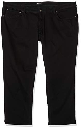 (-32%) JACK & JONES Herren Jjitim Jjoriginal Am 816 Plus Noos Hose, Black Denim, 54W / 32L EU