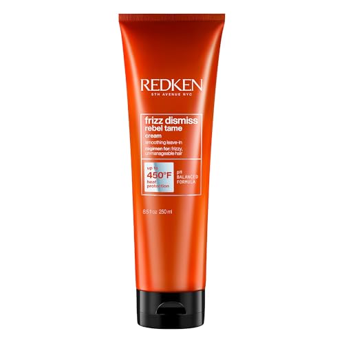Redken Frizz Dismiss Rebel Tame Leave-In Cream – For Frizzy Hair, 8 Oz