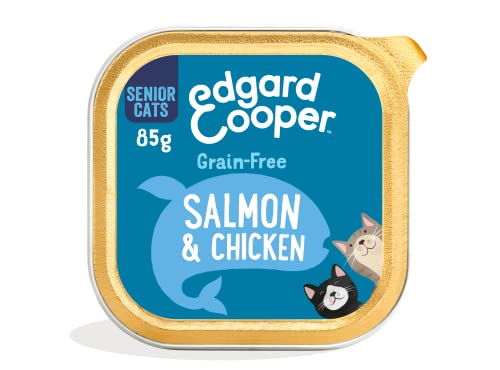 Caja Edgard & Cooper steaks de atún fresco para gato 24 sobres 70 g