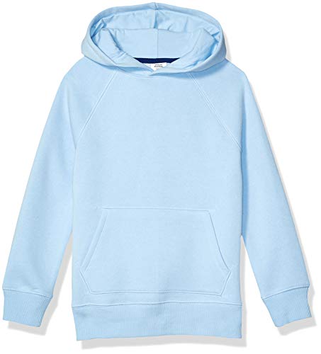 Amazon Essentials Boys' Fleece Pullover Hoodie Sweatshirts, Light Blue, X-Large