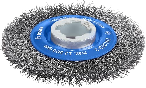 (-58%) Bosch Professional 1x Scheibenbürste Gewellter Draht Clean (für Metall, X-LOCK, Ø 115 mm, Drahtstärke 0,3 mm, Zubehör Winkelschleifer)
