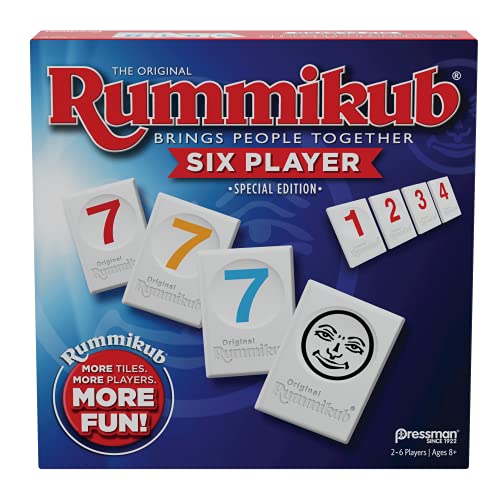 Rummikub Six Player Edition The Classic Rummy Tile Game More Tiles