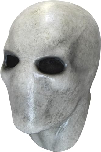 Ghoulish Productions Silent Stalker: Slender Man Pale Latex Mask – Ultimate Creepypasta Cosplay for Adults