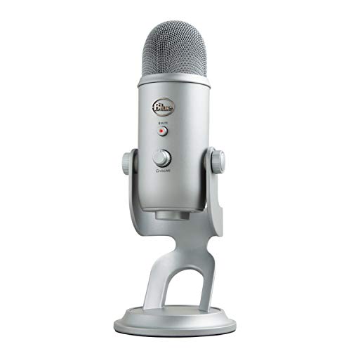Blue Yeti USB Microphone - Space Gray (Renewed)Dynamic Microphone, USB-C/XLR Podcast Recording PC Microphone for Podcas